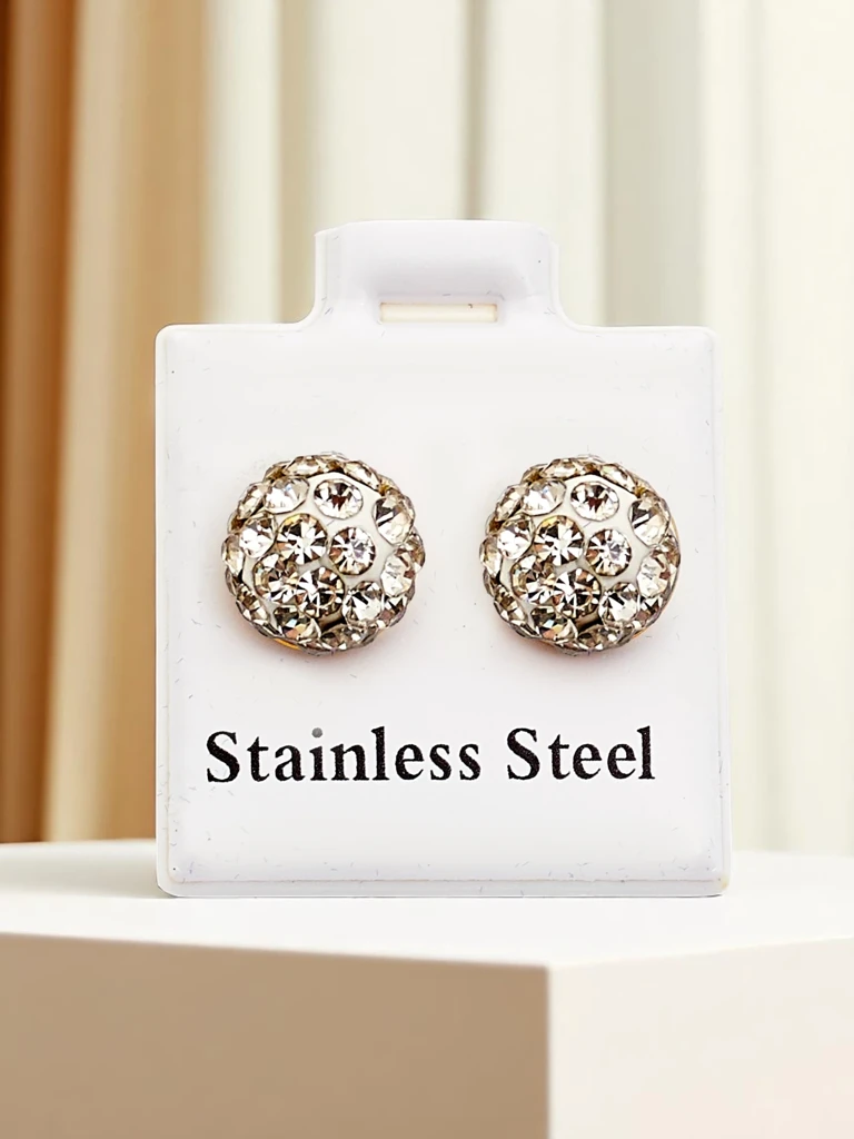 Royalfashion Sieviešu apļveida auskari ar cirkoniem