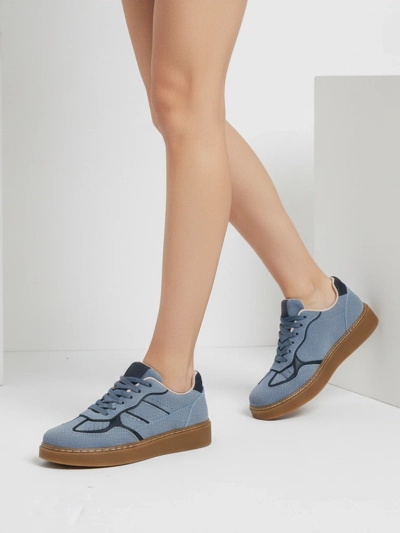 Luna Women's Sneakers Blue Ecological Casual