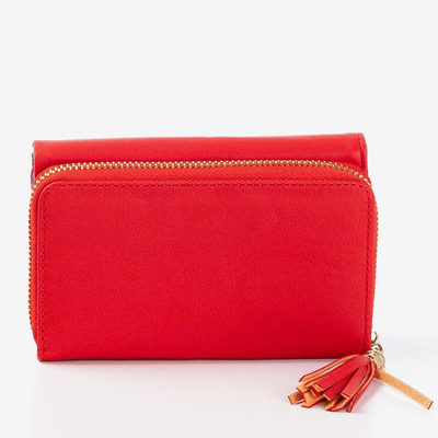 Small red wallet for women - Wallet