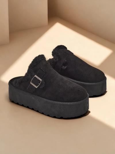 Royalfashion Short ankle boots without heels for women Poctes