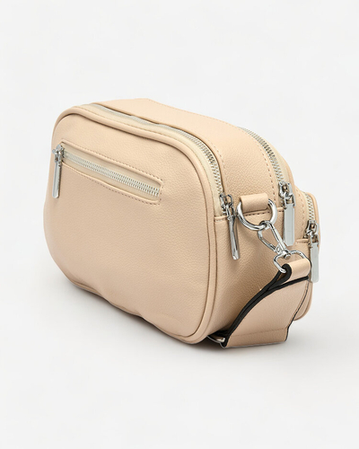 Royalfashion Женская маленькая сумочка светло-коричневого цвета с надписью