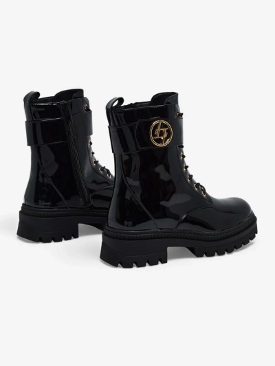 Lakierowane Botki Damskie eko sk
rane Eulin