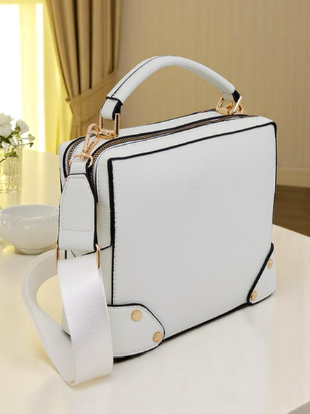 Royalfashion Small square handbag made of eco-leather Mila Box