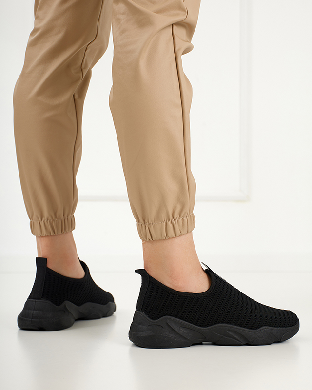 Black women's slip-on sports shoes Rulinso - Footwear