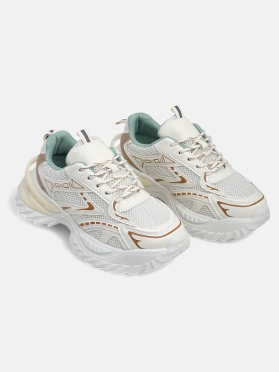 Royalfashion Women's sports sneakers on a thicker sole Nettes