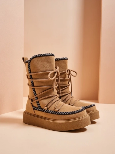 Royalfashion Women's lace-up snow boots Siozi