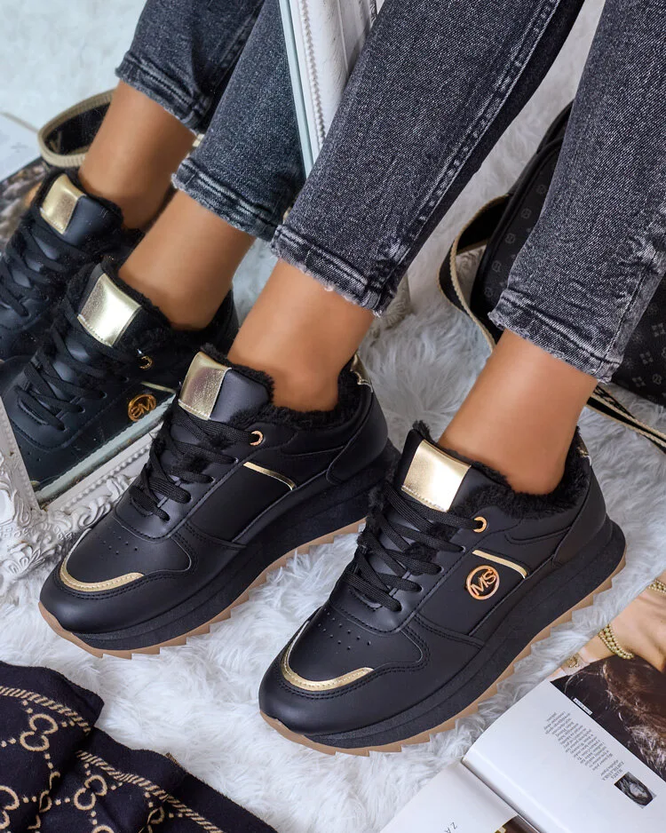 Royalfashion Siltas sieviešu kedas ar kažokādu Boris