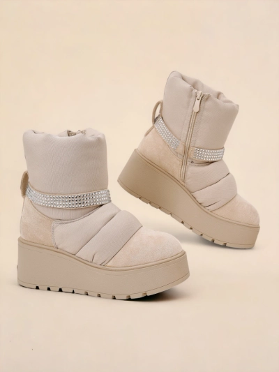 Royalfashion Женские Сапоги Снегоступы на Танкетке Renosi