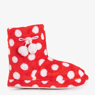 Женские тапочки в красный горошек Marisabel - Обувь