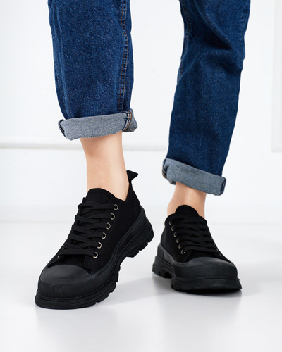 Black women's sports sneakers Ohema - Footwear