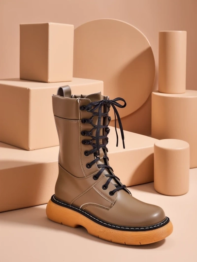 Royalfashion Women's worker boots Megie