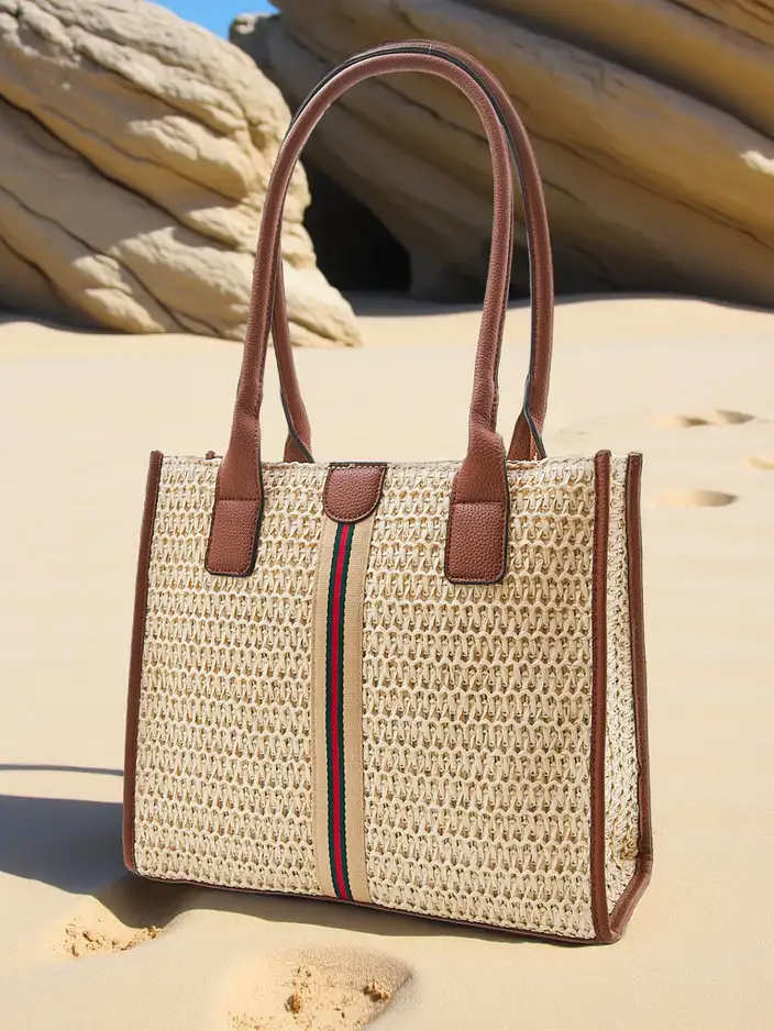 Royalfashion Liela salmu sieviešu vasaras soma