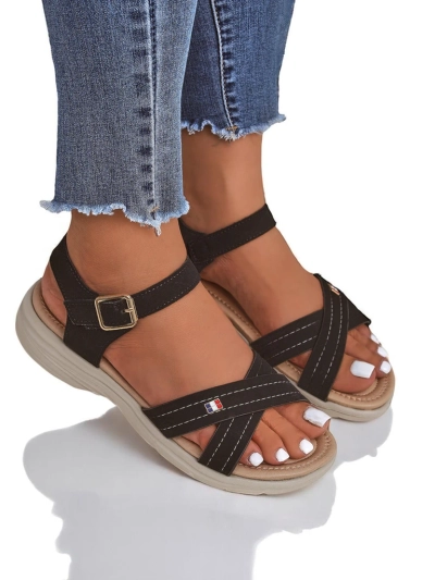 Royalfashion Women's Nirras Flat Heel Sandals