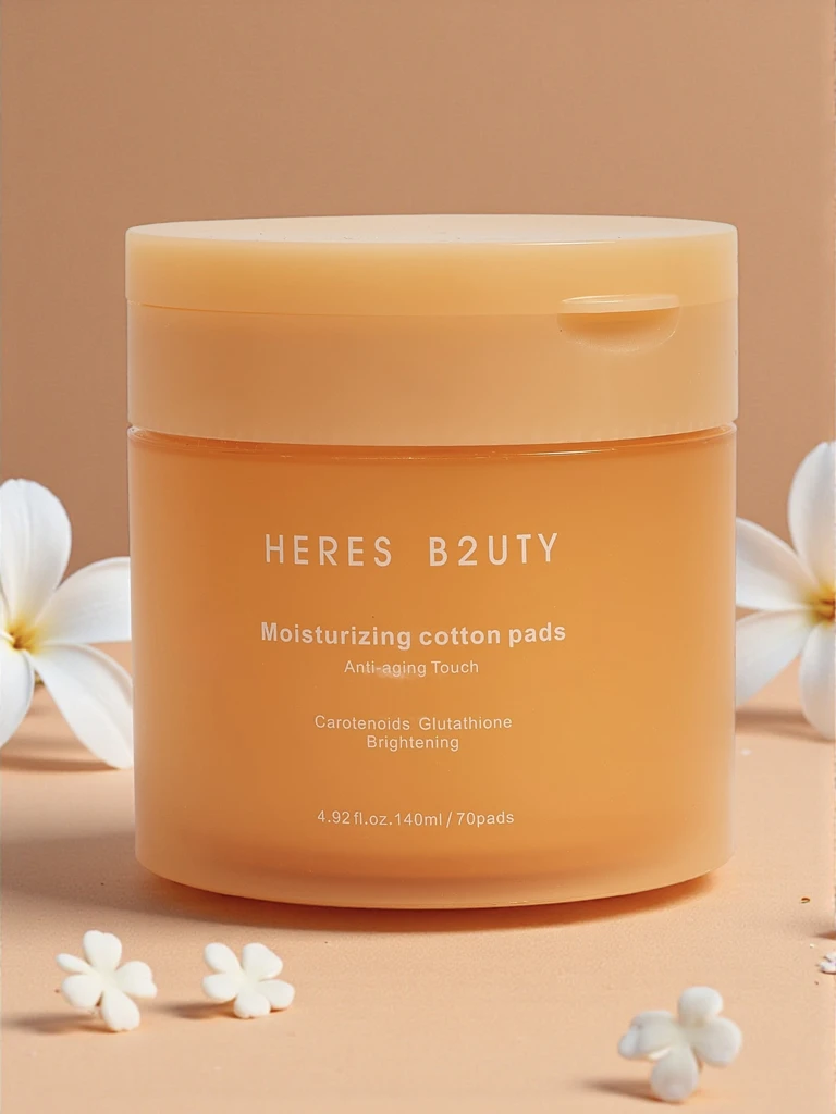 Cotton cosmetic pads - moisturizing, anti-aging