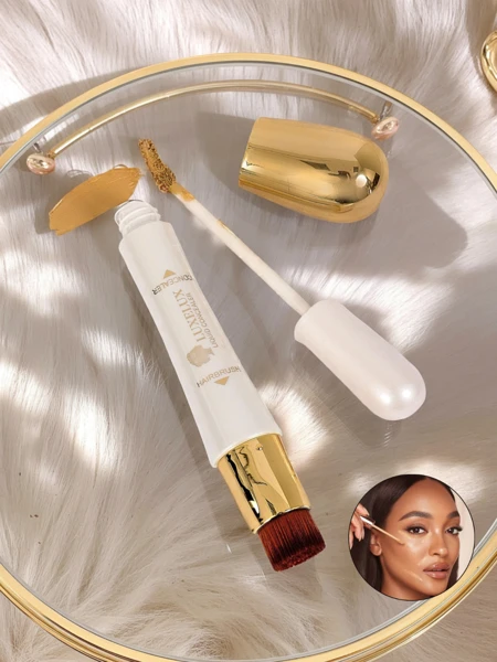 Aurelia Luxelux Concealer – skystas korektorius su plaukų šepečiu 24H Waterproof