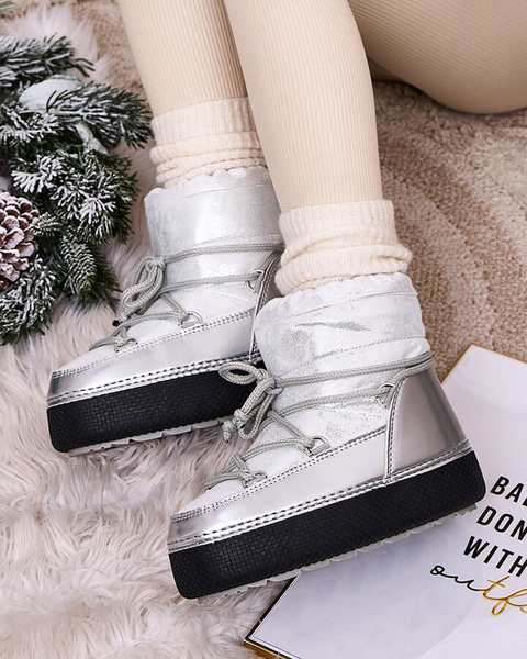 Royalfashion Women's lace-up snow boots Yevnoie