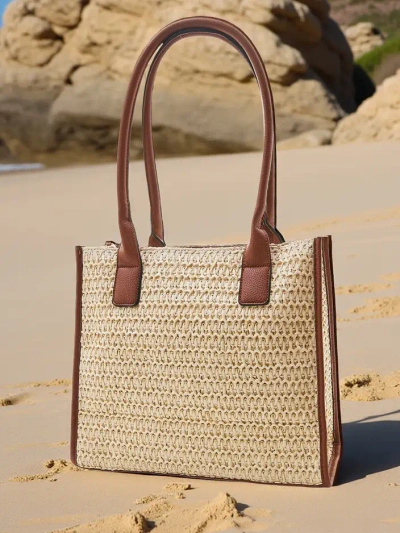 Royalfashion Large straw women's summer bag