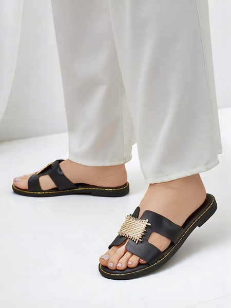 Royalfashion женские украшенные шлёпанцы Crattes