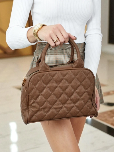 Small women's eco-leather bag Laretta