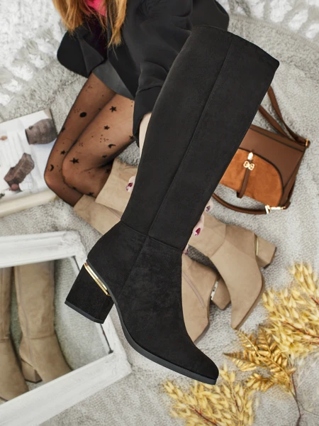 Женские сапоги на каблуке от Royalfashion Niefio