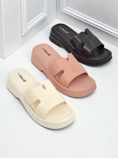 Royalfashion Women's Thick-Soled Flip-Flops Nova Gloss