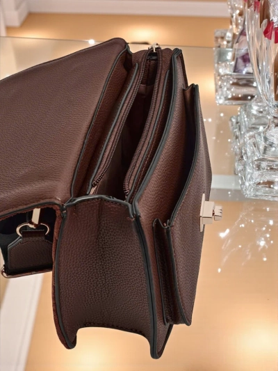 Small women's eco-leather handbag Esmira