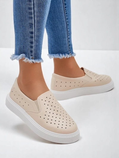 Royalfashion Dāmu perforētas sporta čības ar auklēm Vaned