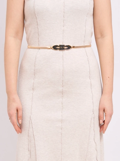 Damski z\u0142oty pasek metalowy Callista 	 elegancja w stylu w\u0142oskim