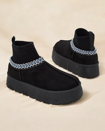 Royalfashion Short women's snow boots a'la Nananna