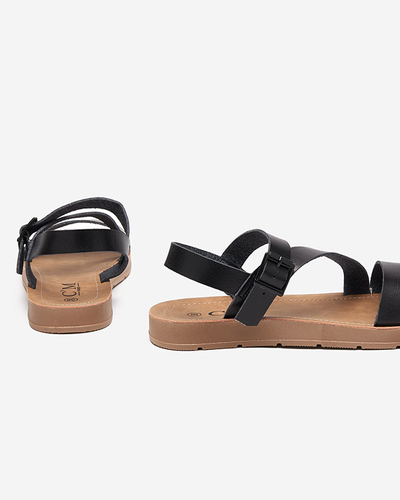 Canni women's black sandals - Footwear