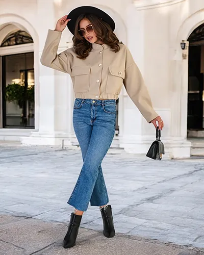 Женская куртка-бомбер Royalfashion