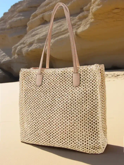 Royalfashion Large straw women's summer bag