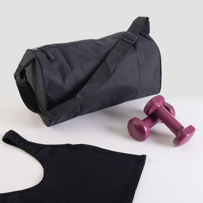Black unisex sports bag - Accessories