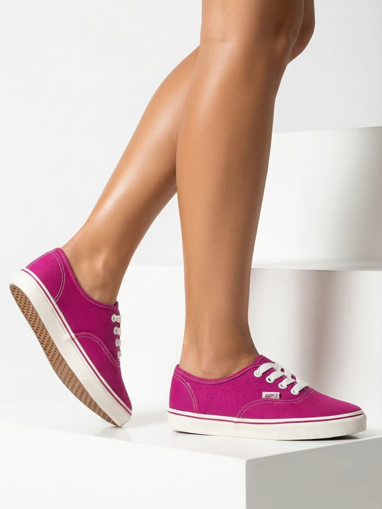 Luna Women's Fuchsia Fabric Comfortable Summer Sneakers