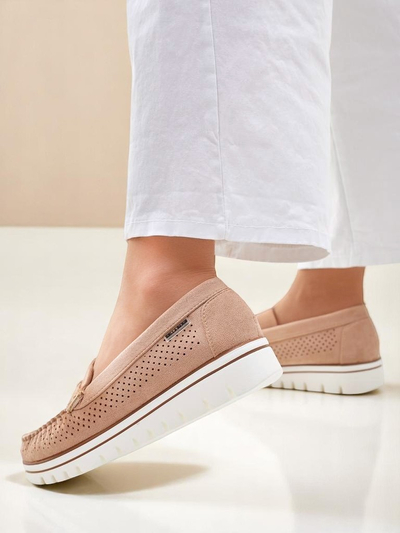 Royalfashion Women's perforated loafers Elissas