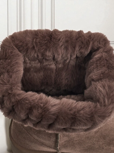 Sieviešu a'la sniega zābaki ar kažokādu Irelle