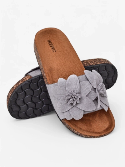 Royalfashion Women's sandals with flowers Foules