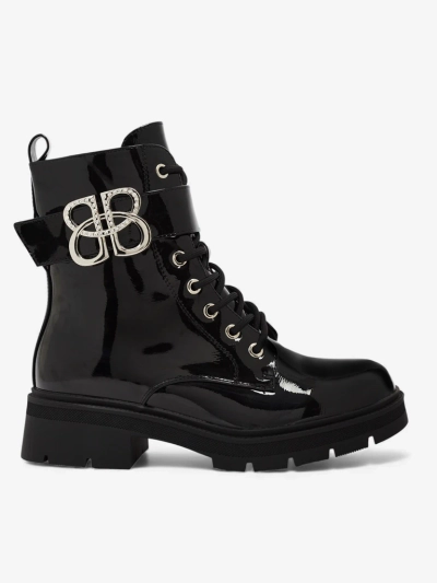 Lakierowane Botki Damskie eko skórzane Veuli