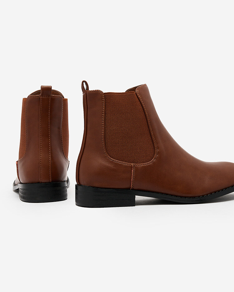 Royalfashion Черные женские сапоги а'ля штиблеты с украшениями Ederte