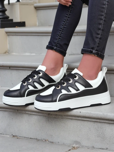 Royalfashion Women's Sneakers with Thick Sole Assaqi