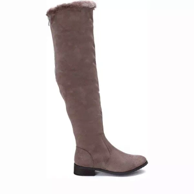 OUTLET Brown Willia flat boots - Shoes