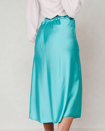 Royalfashion Women's midi skirt a'la satin