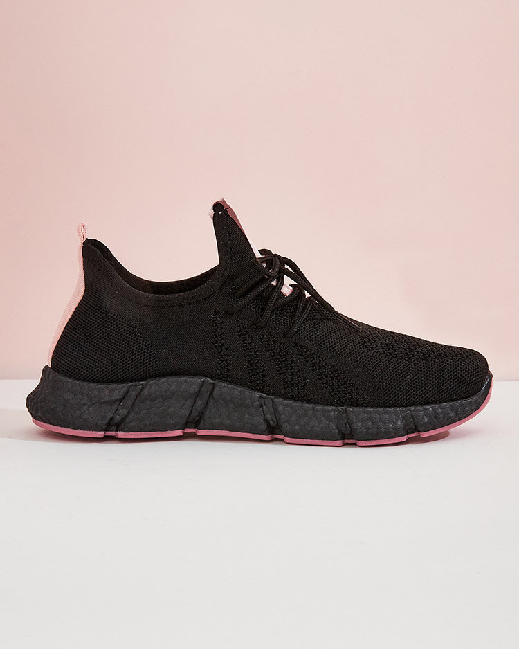 Black and pink women's sports shoes Bommgi - Footwear