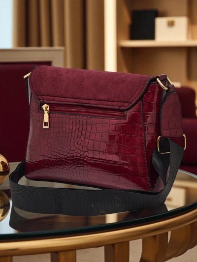 Small Women's Embossed Faux Leather Handbag Narelle