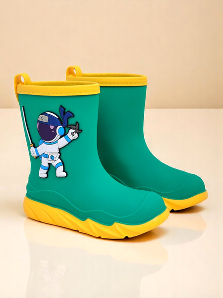 Royalfashion bērnu lietus zābaki ar Cosmos Boy astronautu