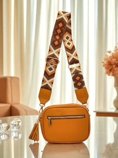 Royalfashion Small Women's Eco-Leather Handbag with Colorful Strap Kovi Lace