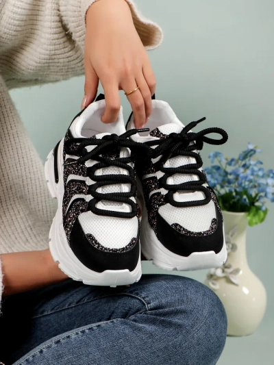 Royalfashion Women's Sporty Platform Sneakers Angello