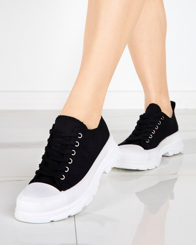 Black women's sports sneakers Duami- Footwear