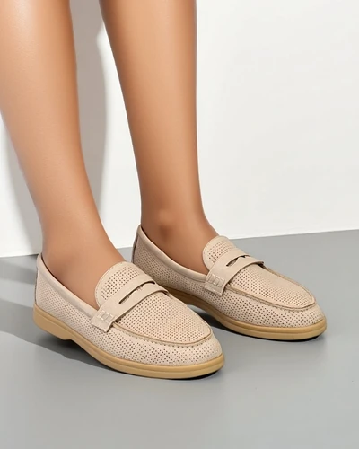 Royalfashion Perforated women's moccasins Sierros