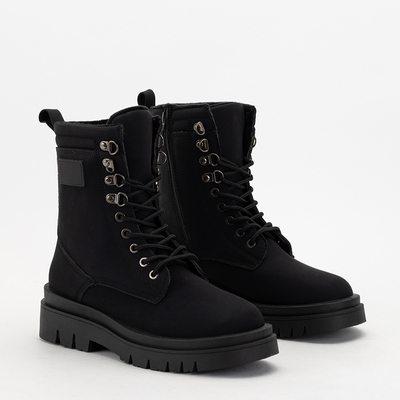 Royalfashion Black women's trappers Perlss